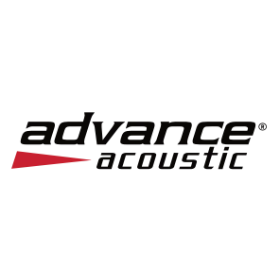 Logo advanceacoustic zwart