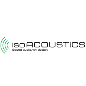 Logo isoacoustics zwart