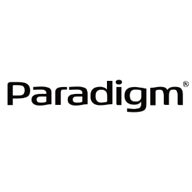 Logo paradigm zwart